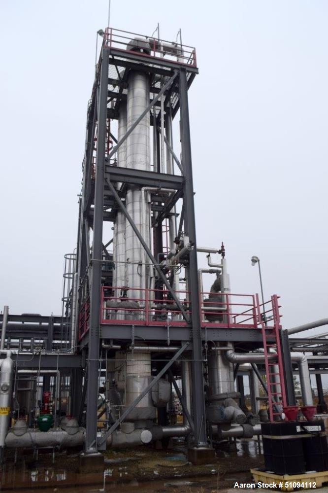 Used Mitternight Boiler Works Reactor Column System.